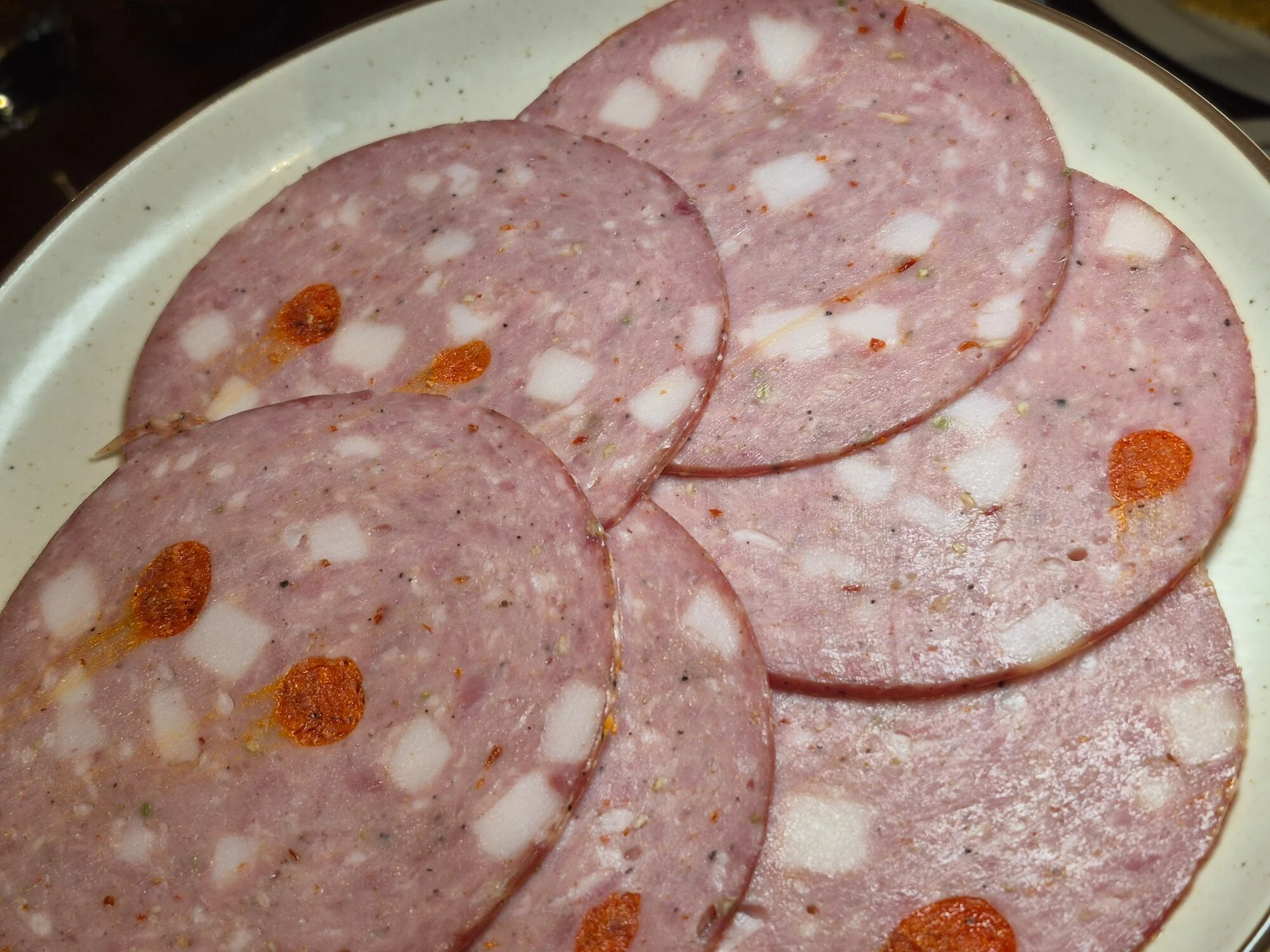 Piantao. Mortadela con sobrasada.