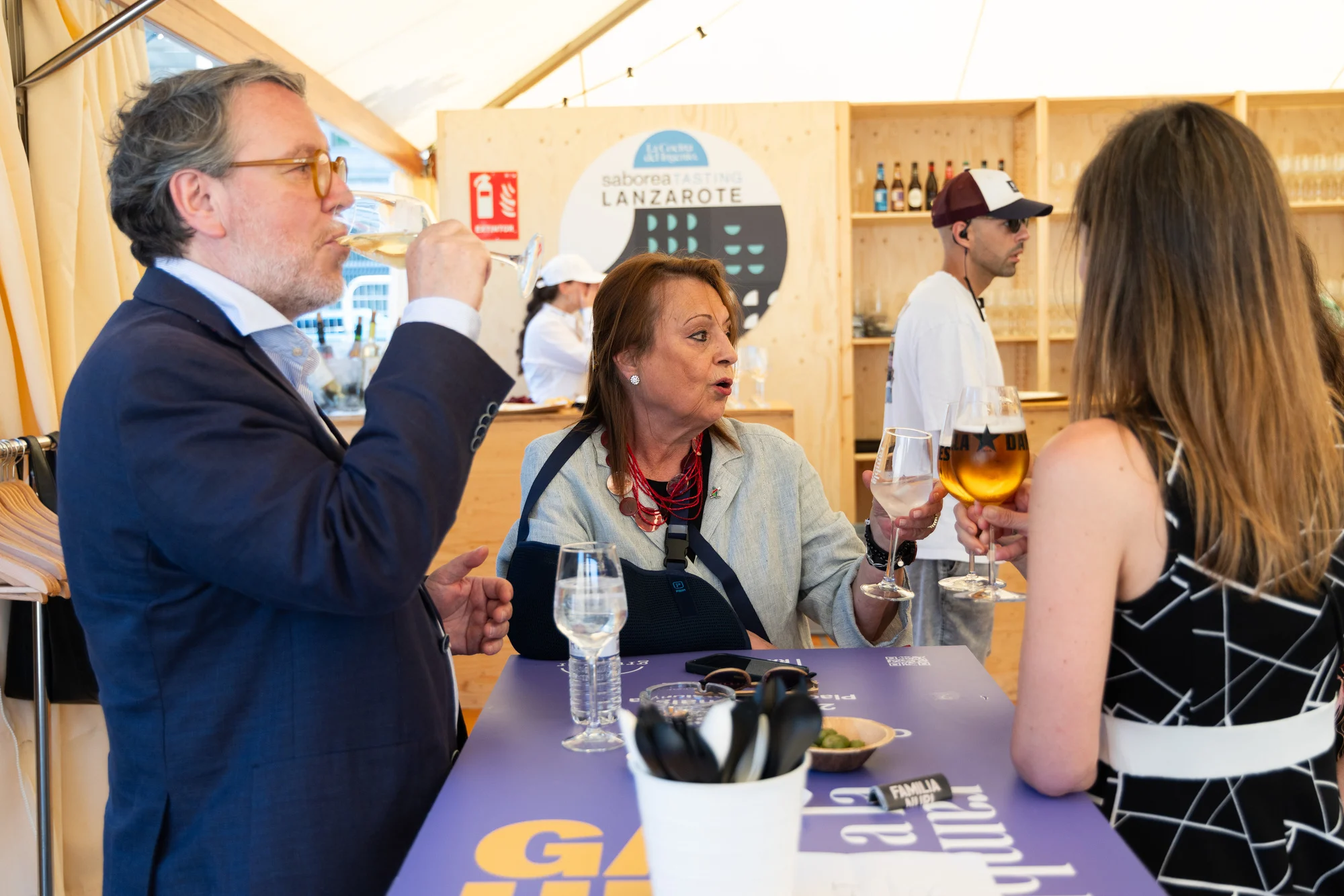 Tast a la Rambla 2026, Félix Rivadulla, subdirector de Vocento Gastronomía, y Roser Torras, fundadora del evento y de GSR