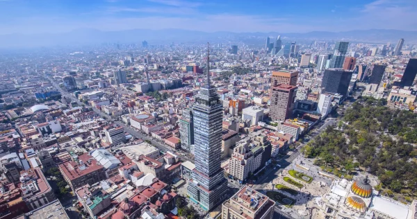 foto aérea Ciudad de México