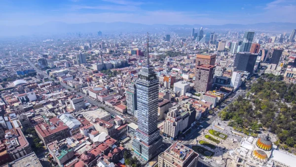foto aérea Ciudad de México