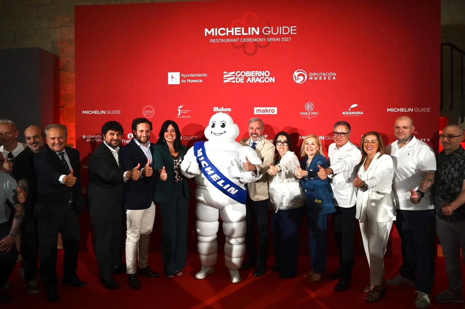 foto family presentación gala Michelin 2027 en Huesca