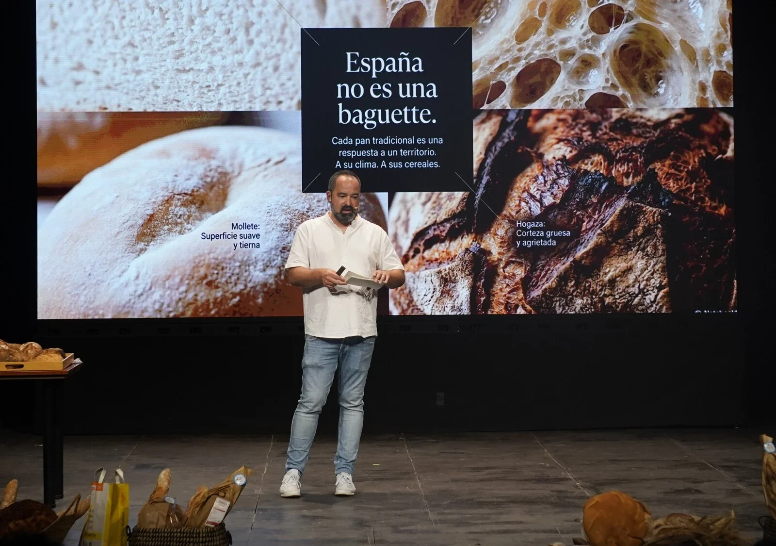 PanFest 2026. Samuel Moreno, chef del Molino de Alcuneza, reivindicó el pan como expresión del territorio en gastronomía.