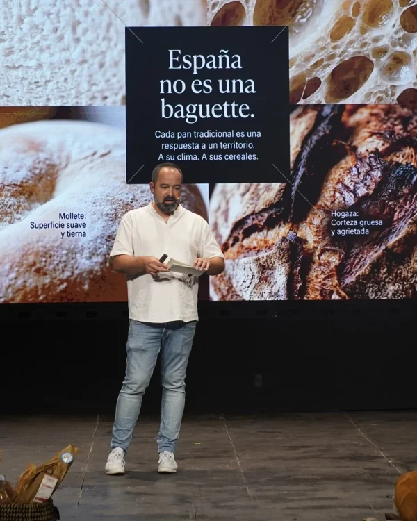 PanFest 2026. Samuel Moreno, chef del Molino de Alcuneza, reivindicó el pan como expresión del territorio en gastronomía.