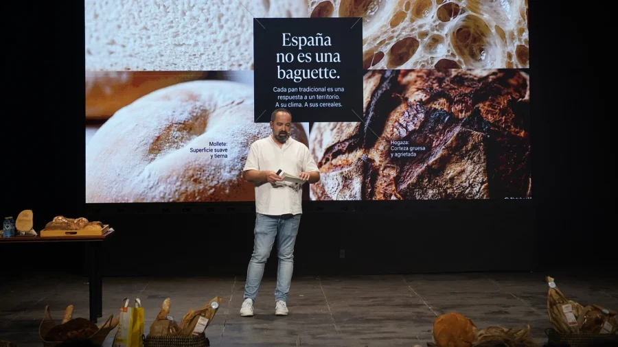 PanFest 2026. Samuel Moreno, chef del Molino de Alcuneza, reivindicó el pan como expresión del territorio en gastronomía.