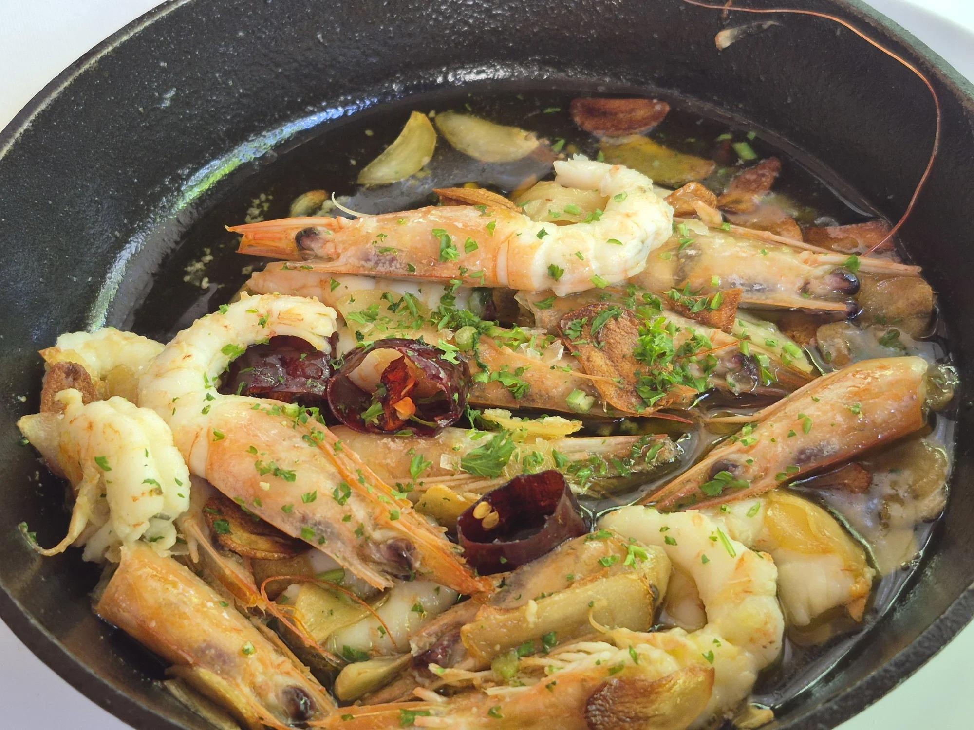 Gambas al ajillo