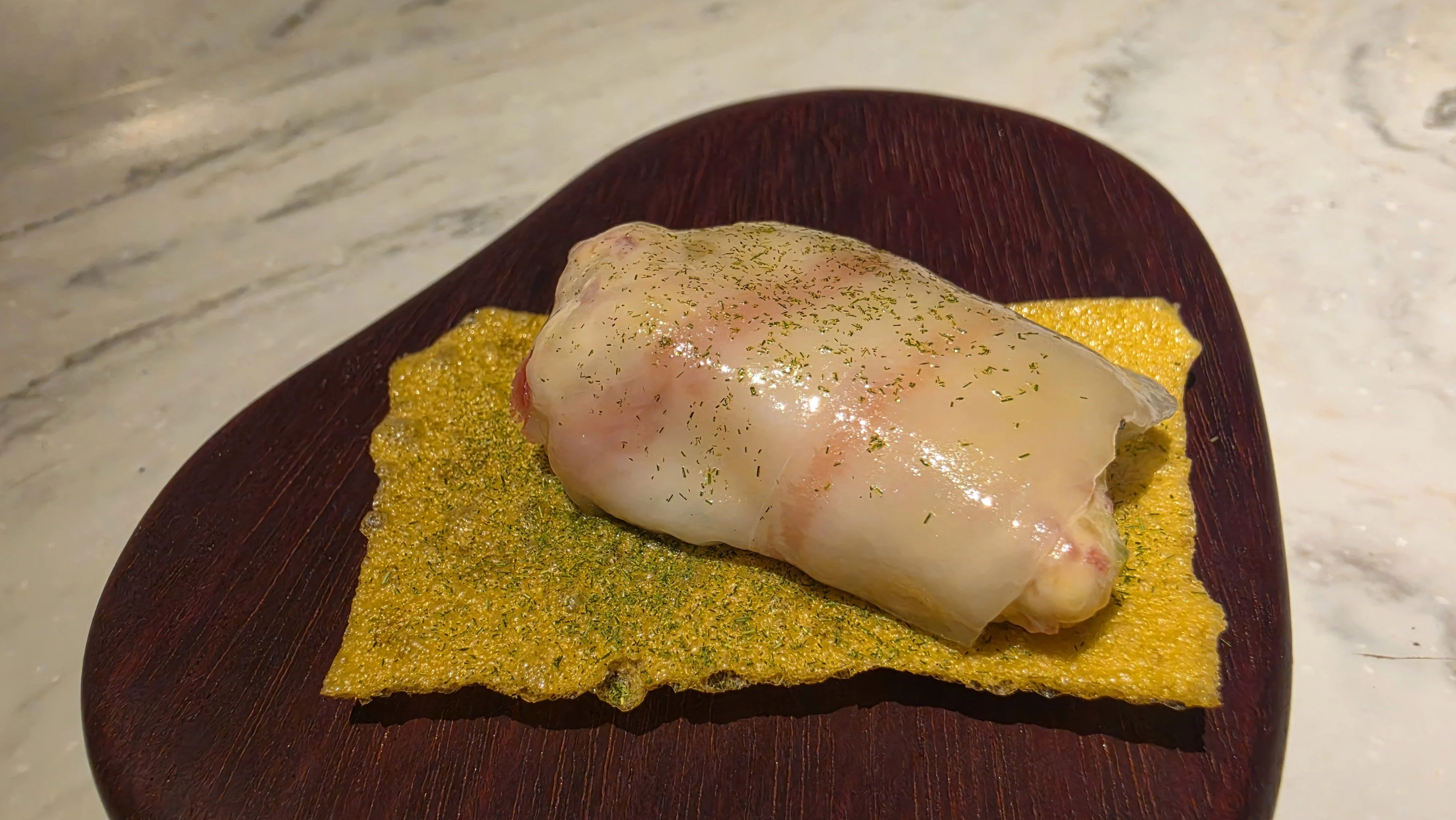 Baroa con lardo