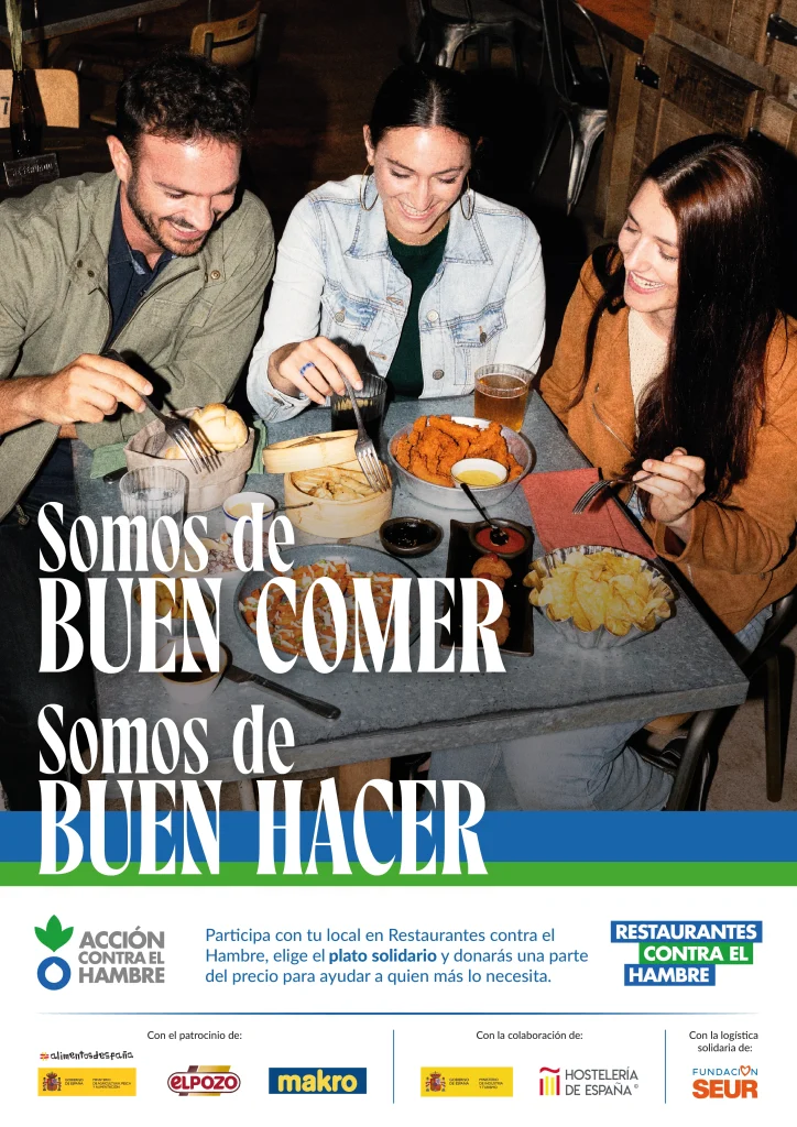 Regresa el Plato Solidario de Restaurantes contra el Hambre para combatir la malnutrición en España 0